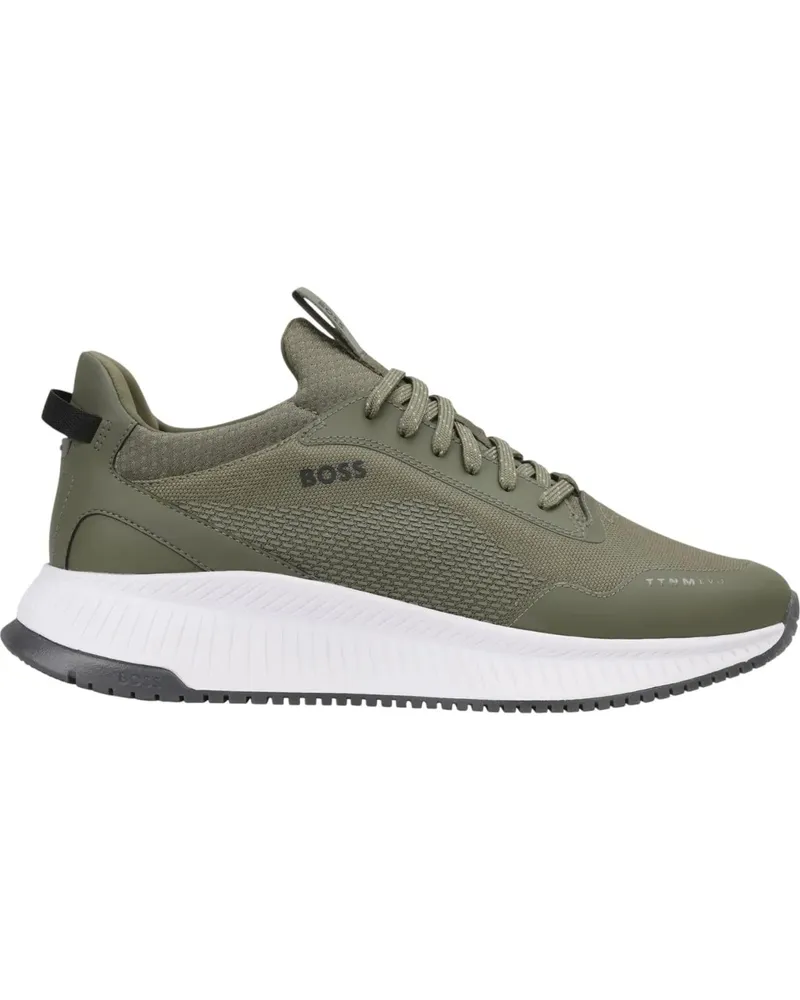 HUGO BOSS Low-Top Sneaker Heren Sneakers grün Grün