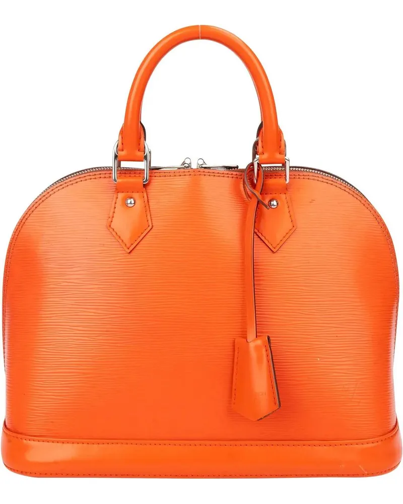 Louis Vuitton Crossbody Bags  Orange Epi Leather Alma PM Handbag orange Orange
