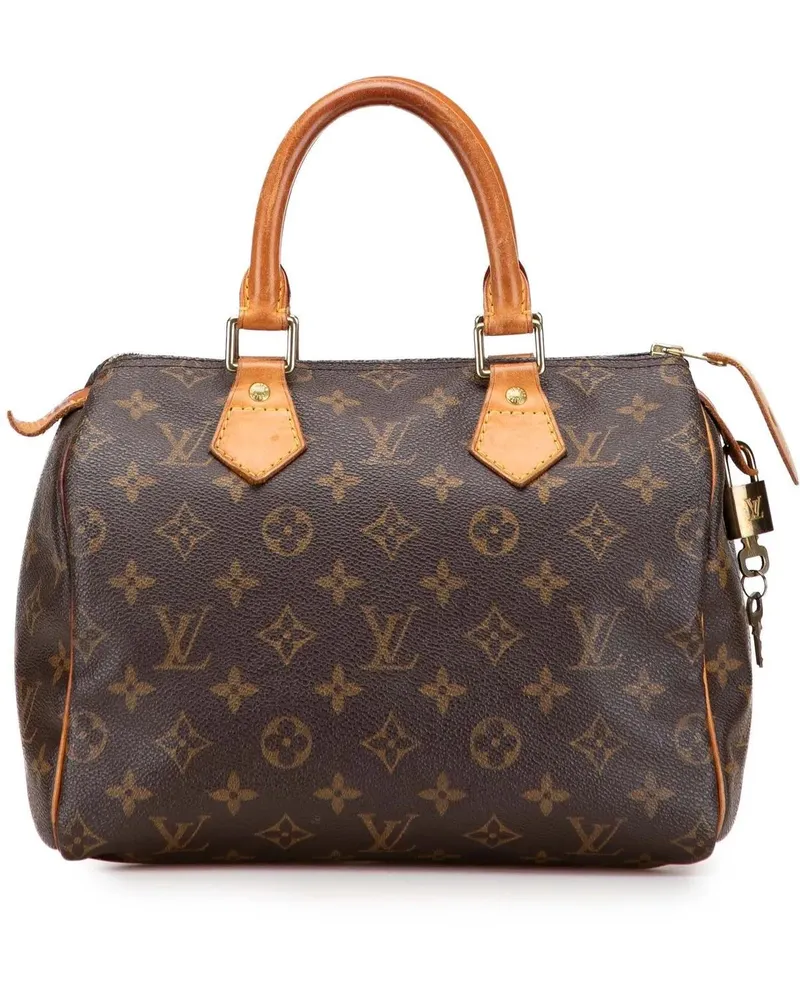 Louis Vuitton Crossbody Bags Monogram Speedy 25 braun Braun