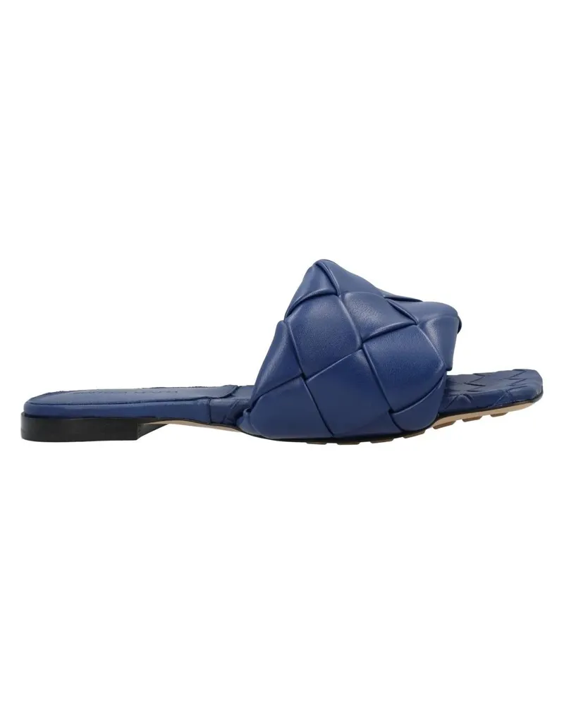 Bottega Veneta Sandalen Lido Flat Sandal Blue blau Blau