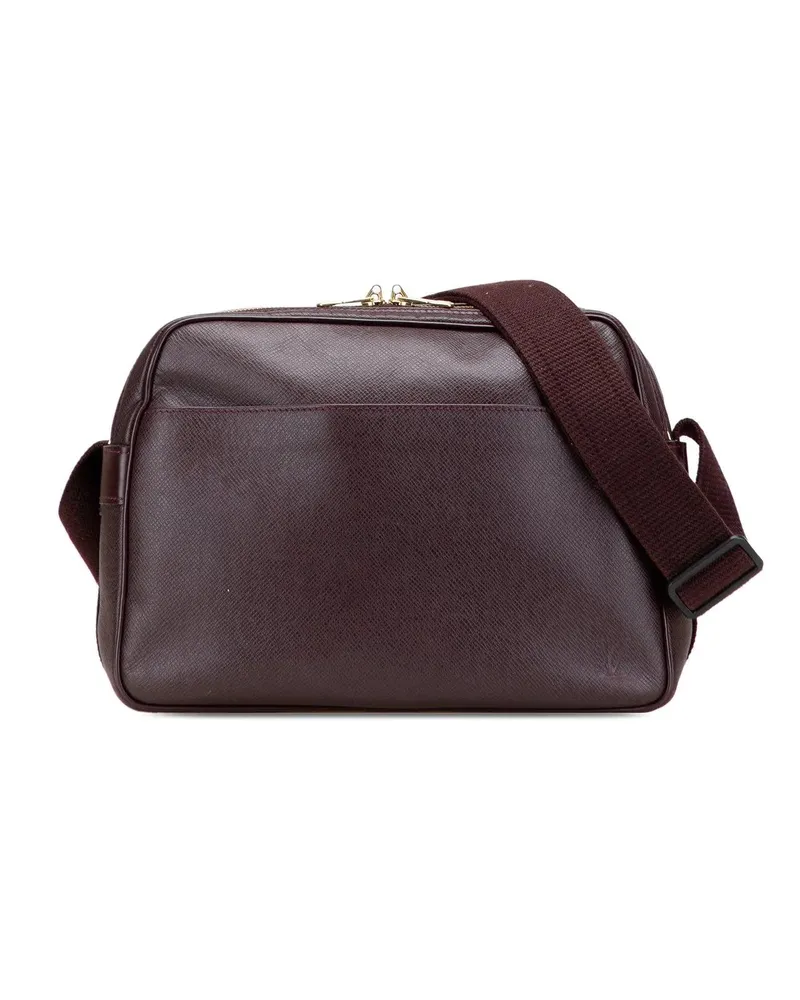 Louis Vuitton Hobo Bags Taiga Reporter PM braun Braun