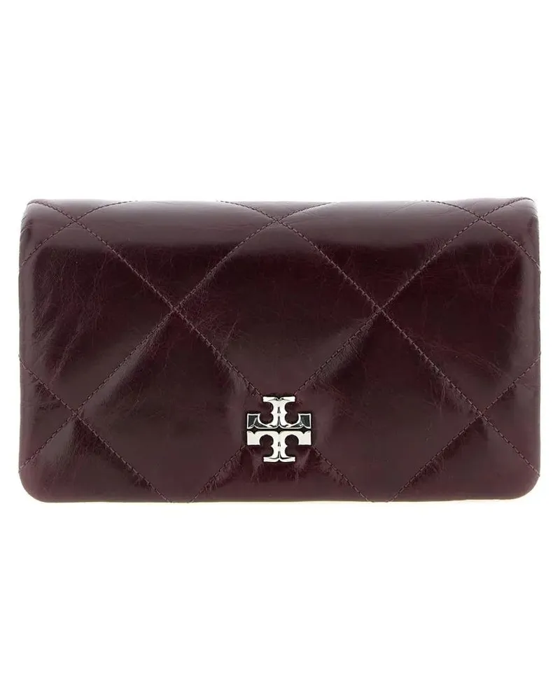 Tory Burch Hobo Bags 'Kira Diamond' Crossbody Bag schwarz Schwarz