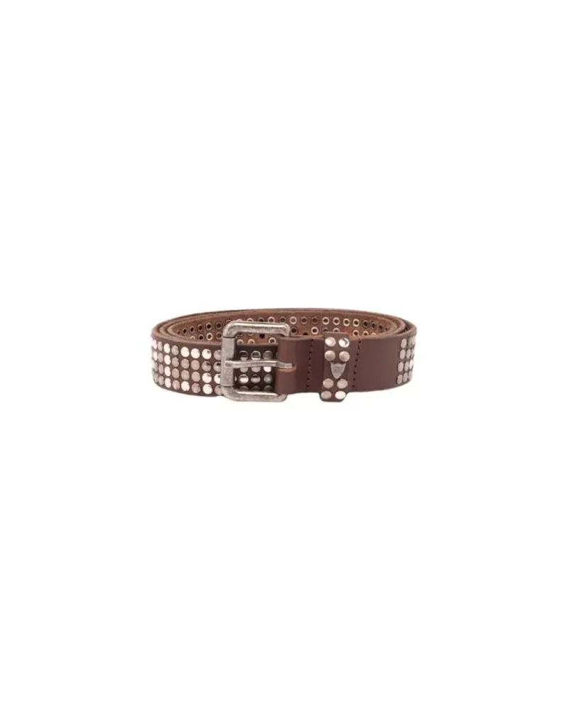 HTC Hollywood Trading Company Gürtel 4000 Studs Brown Belt braun Braun