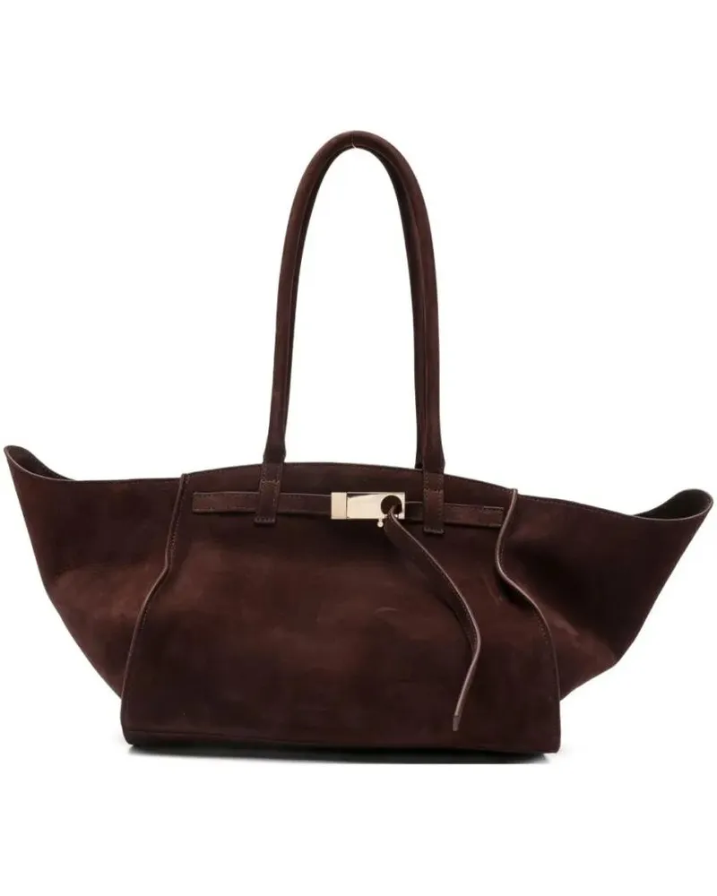 Benedetta Bruzziches Shopper & Totes Bordeaux Handbag With Winged Silhouette schwarz Schwarz