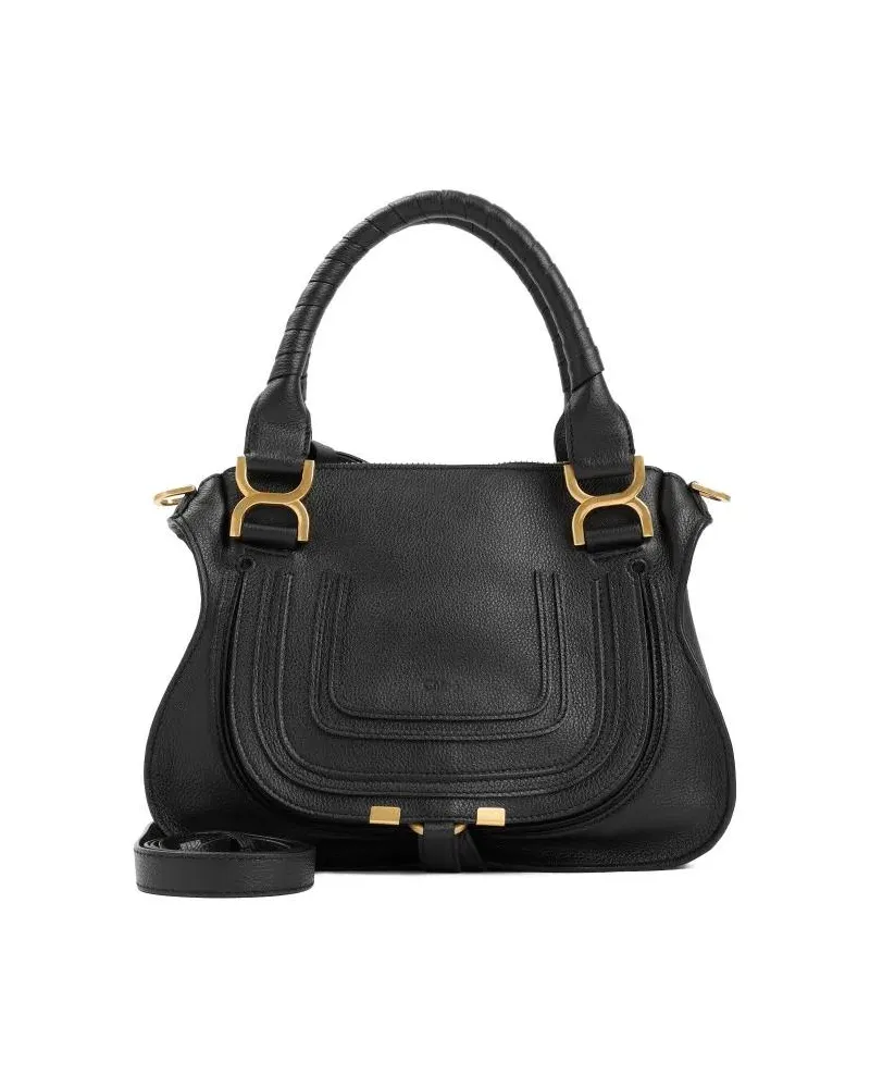 Chloé Totes Small Marcie Tote Bag Schwarz