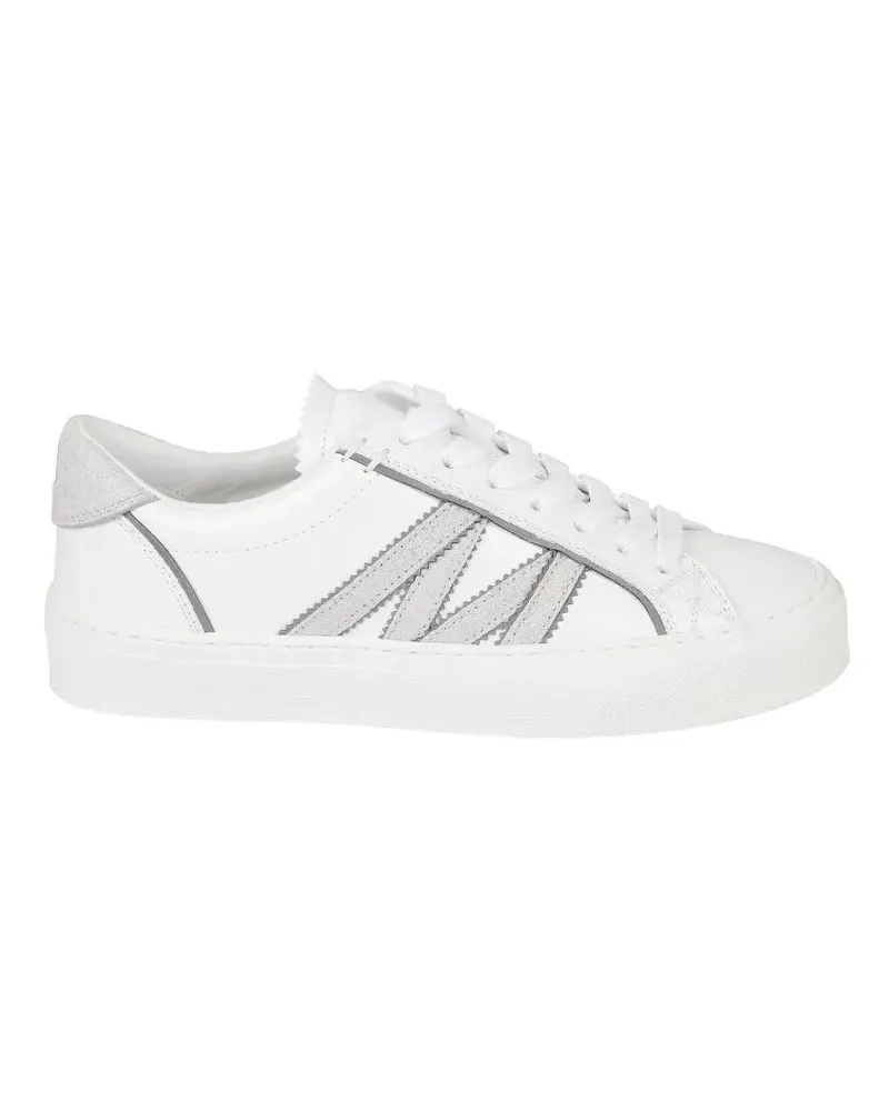 Moncler Low-Top Sneaker Contemporary White Leather Sneakers weiß Weiß