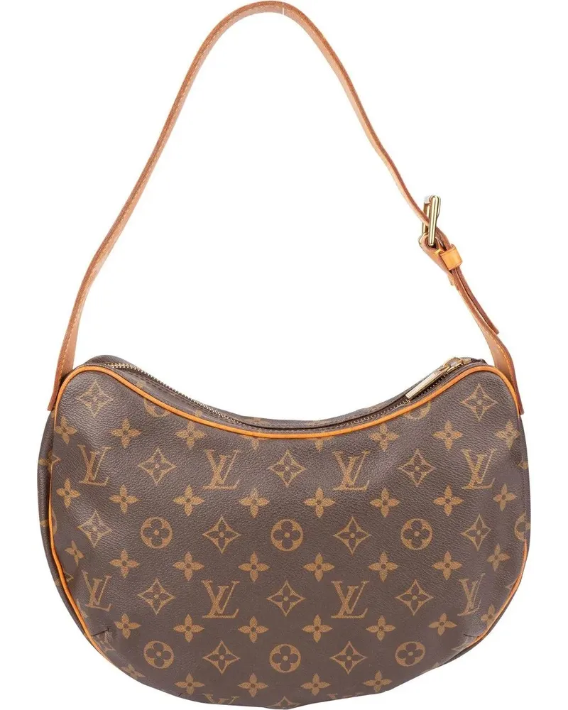 Louis Vuitton Crossbody Bags  Canvas Monogram Croissant MM Shoulde braun Braun