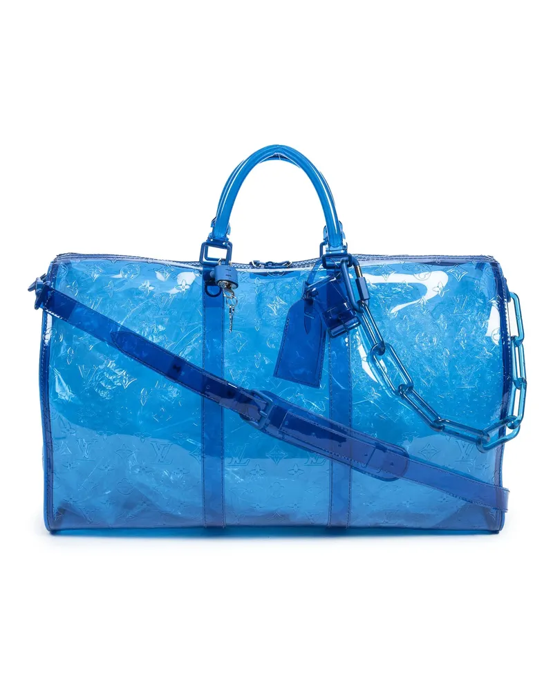 Louis Vuitton Crossbody Bags Ltd. Ed. Virgil Abloh Prism Keepall Bandouliere 50 blau Blau