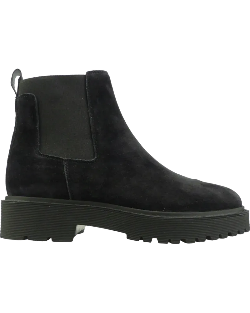 Hogan Stiefeletten Stivaletto chelsea H543 nero schwarz Schwarz