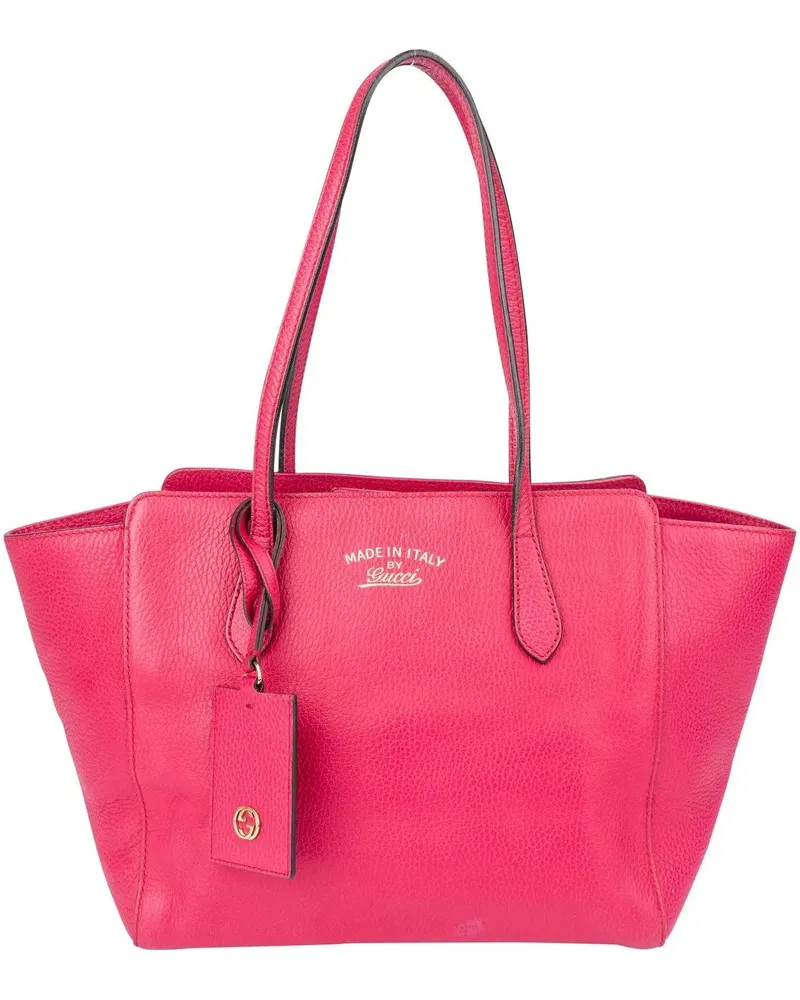 Gucci Crossbody Bags  Pink Leather Swing Handbag rosa Gold