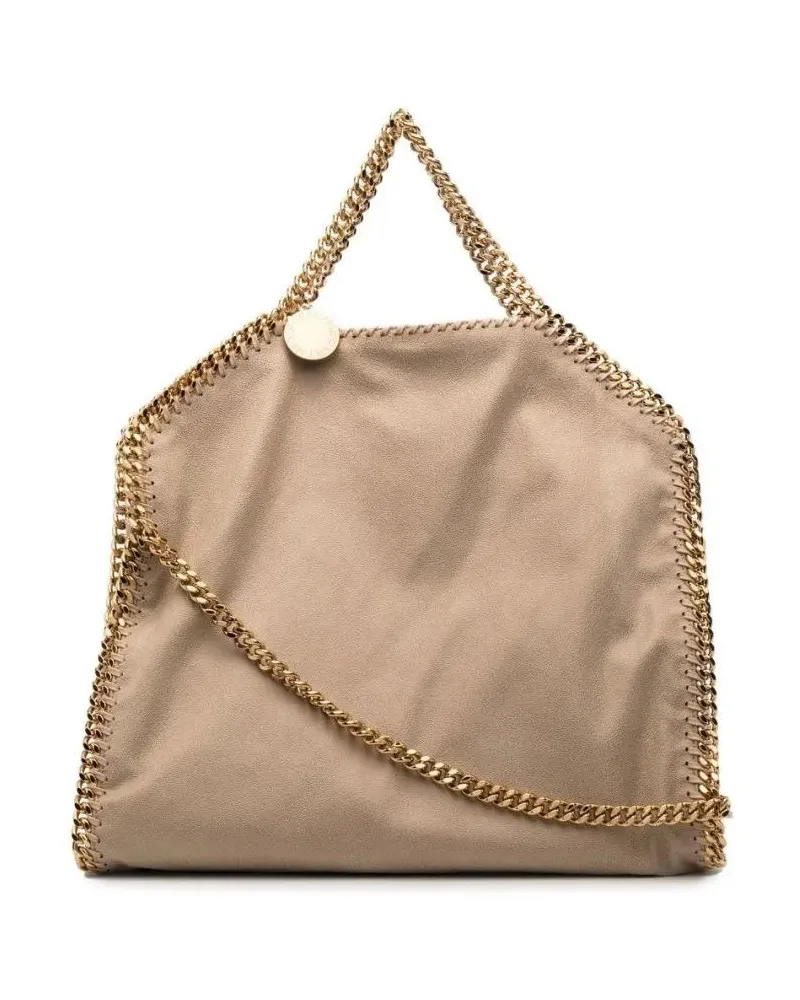 Stella McCartney Shopper & Totes Falabella 3-Chain Bag Eco Saggy Deer W/Gold Chain beige Beige