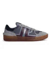 Lanvin Sneakers 'Clay' Grey Leather Blend Sneakers Grau