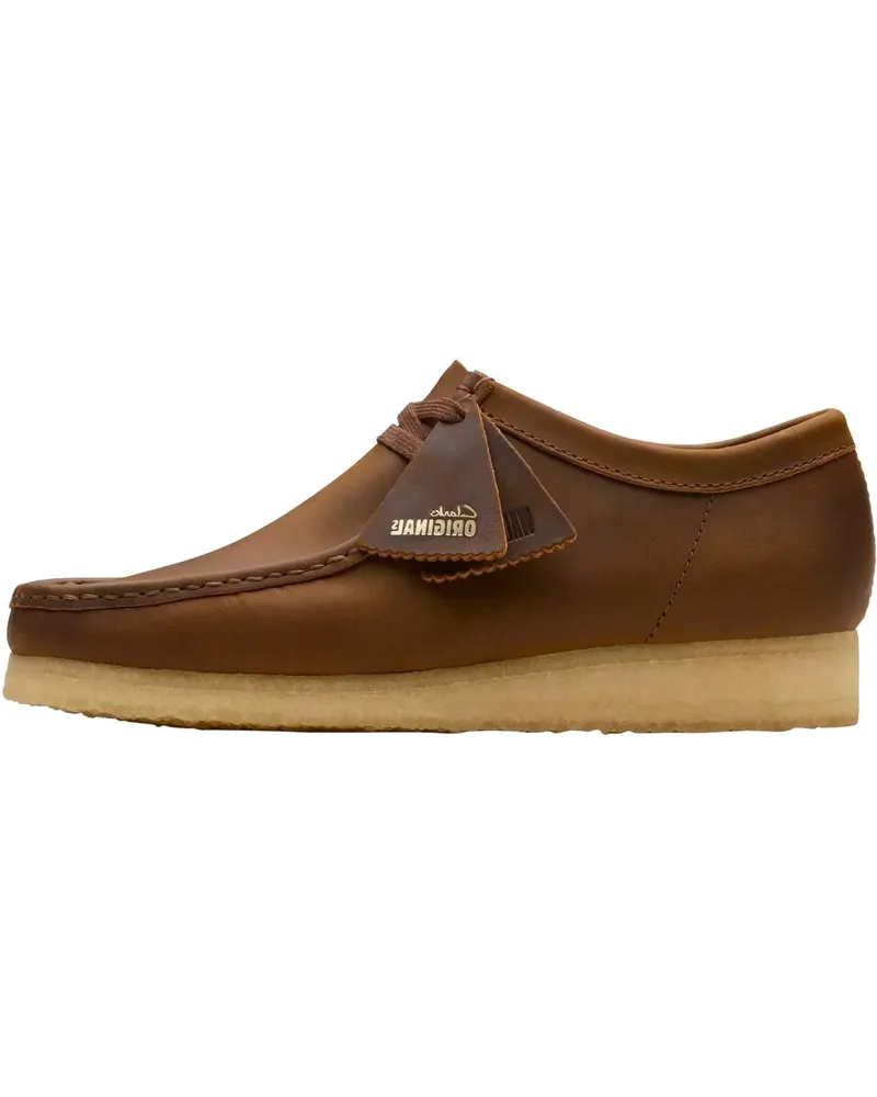 Clarks Low-Top Sneaker Sneakers Wallabee Beeswax bunt Bunt
