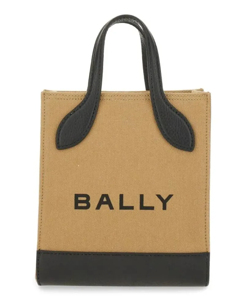 Bally Shopper & Totes Structured Bag With Prominent Logo beige Beige