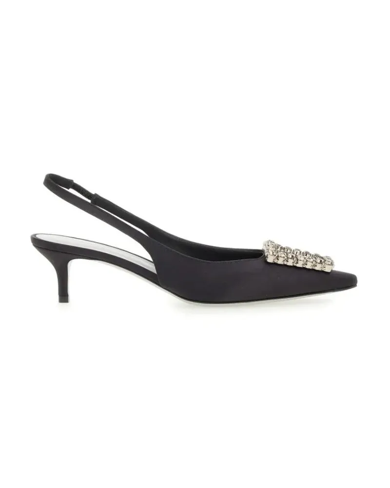FESTA Milano Hohe Schuhe "Futura" Slingback schwarz Schwarz