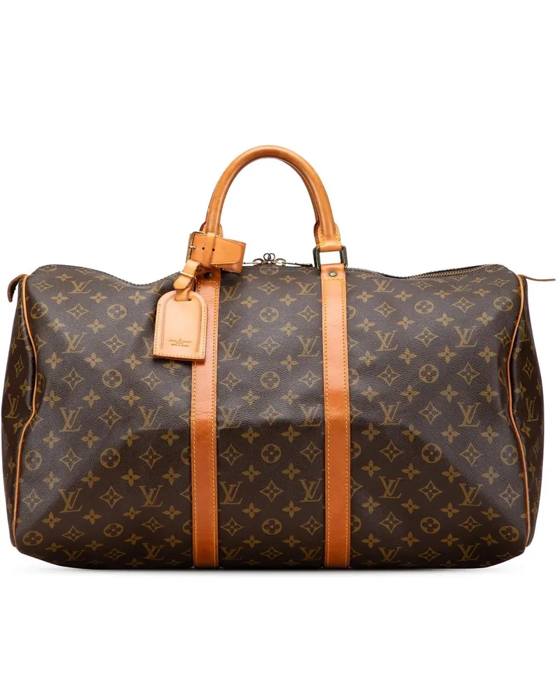 Louis Vuitton Weekender Monogram Keepall 50 braun Braun