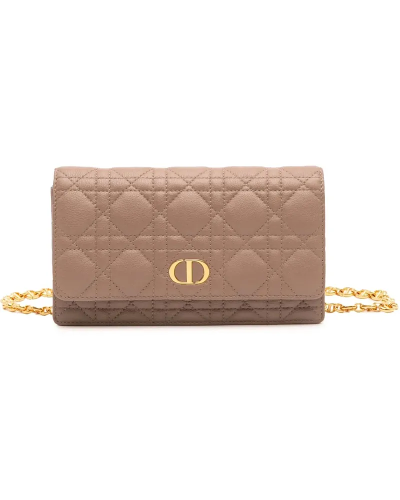 Dior Bauchtaschen Calfskin Cannage Caro Belt Bag braun Braun
