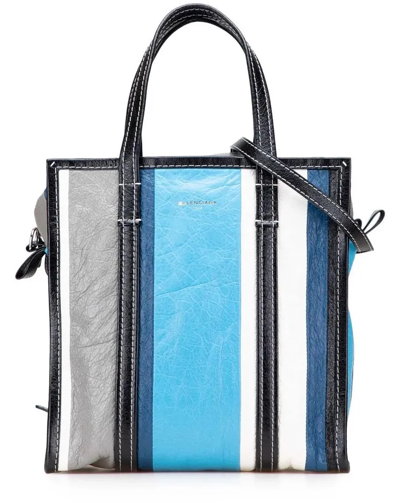 Balenciaga Hobo Bags S Lambskin Bazar Shopper Satchel blau Blau