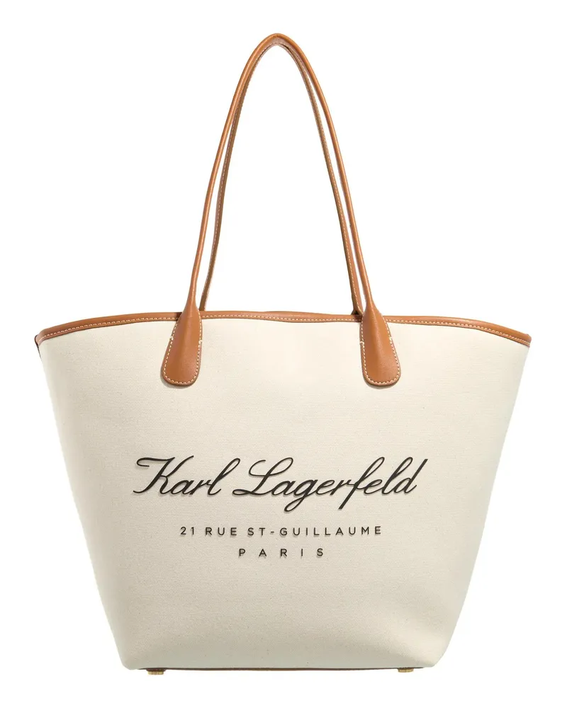 Karl Lagerfeld Shopper & Totes Hotel Karl  Medium Canvas Bag beige Beige