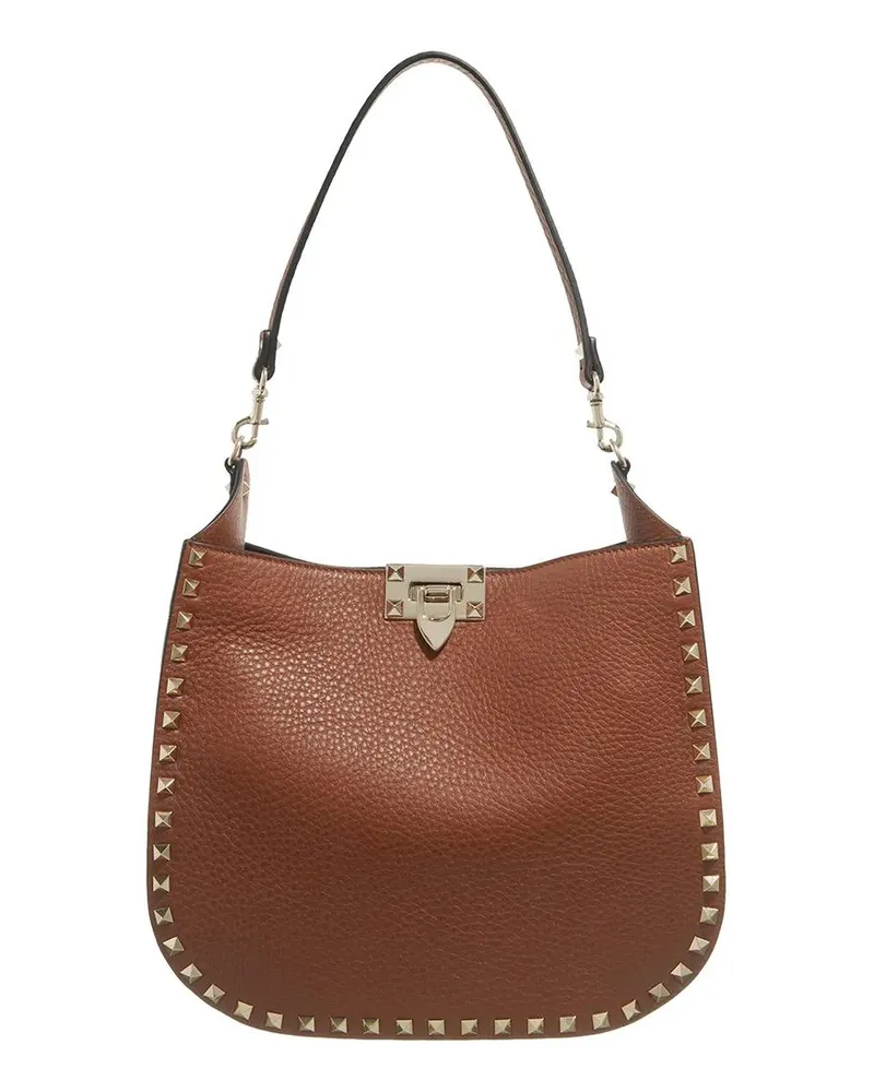 Valentino Garavani Hobo Bags Hobo Bag Rockstud braun Braun