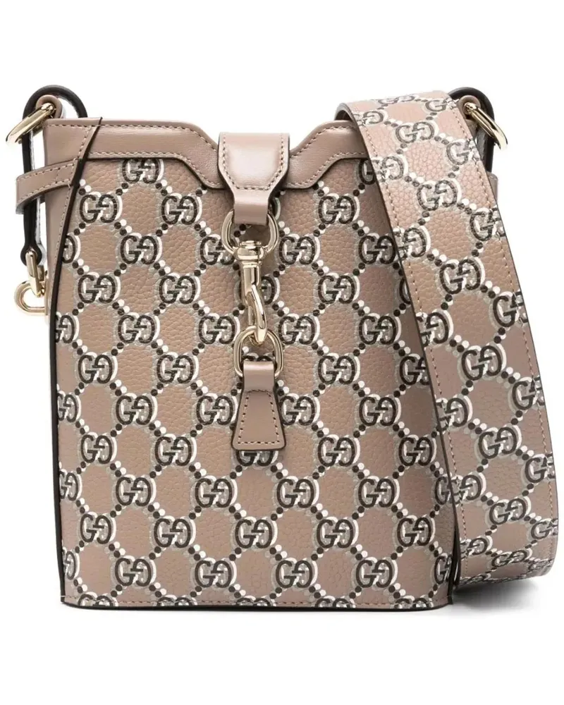 Gucci Crossbody Bags Gg Shadow Mini Bucket Bag braun Braun