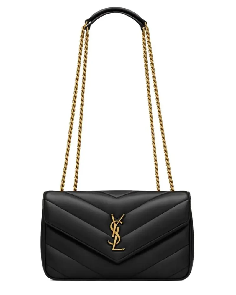 Saint Laurent Hobo Bags "Loulou" Small Bag schwarz Schwarz