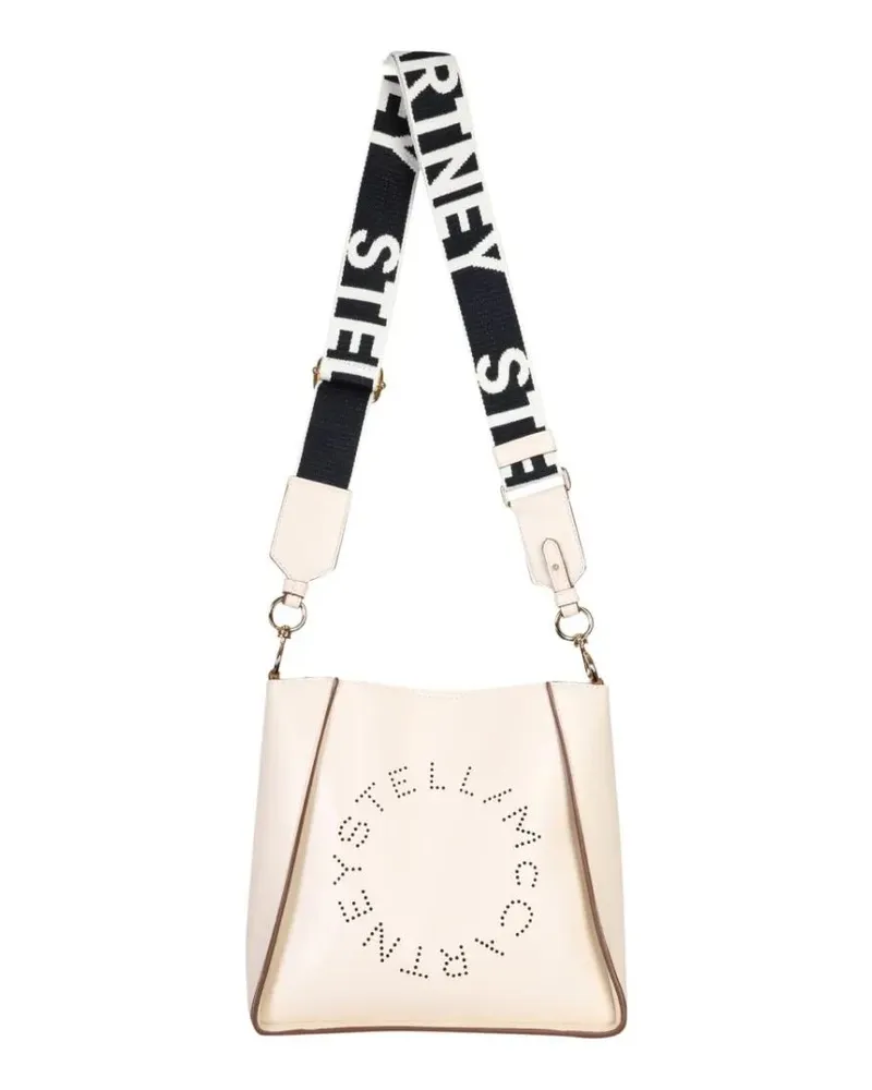 Stella McCartney Shopper & Totes Shoulder Bag With Logo weiß Weiß