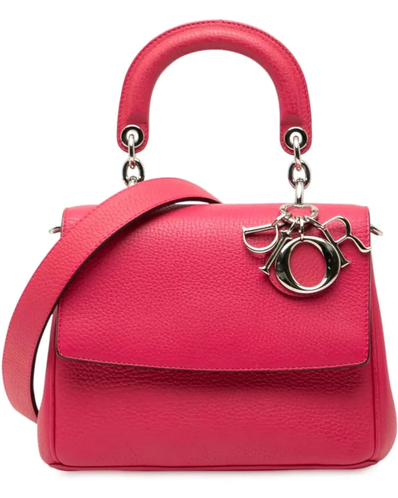 Dior Hobo Bags Mini Leather Be Dior Flap rosa Gold