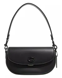 Coach Crossbody Bags Glovetanned Leather Emmy Saddle Bag 23 Schwarz