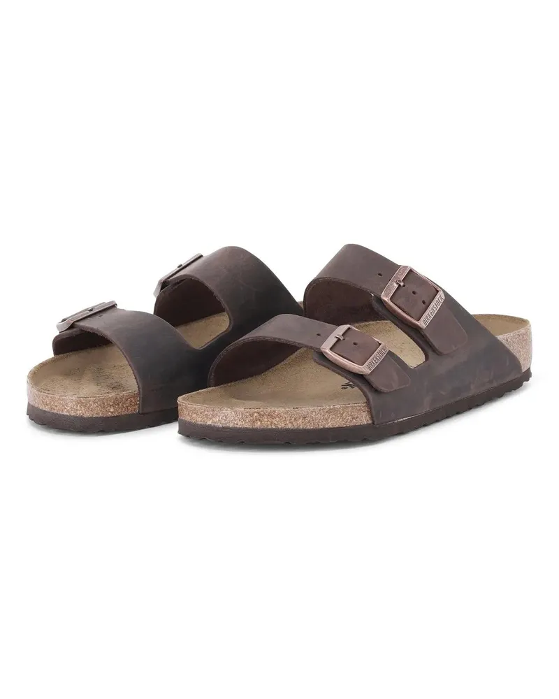 Birkenstock Low-Top Sneaker Sandale Arizona Oiled Leather braun Braun