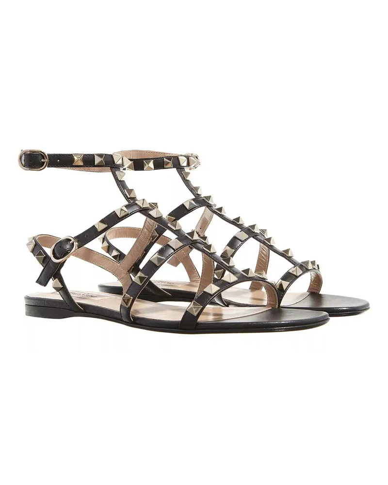 Valentino Garavani Sandalen Rockstud Sandal schwarz Schwarz