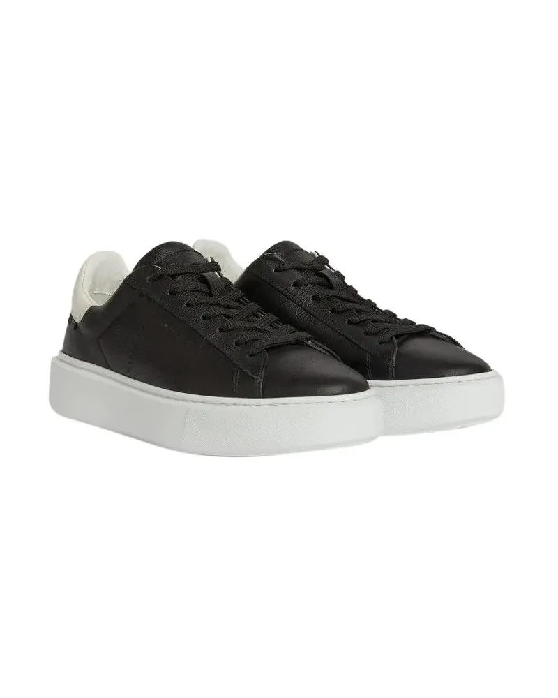 Woolrich Low-Top Sneaker Sneaker Zwart schwarz Schwarz