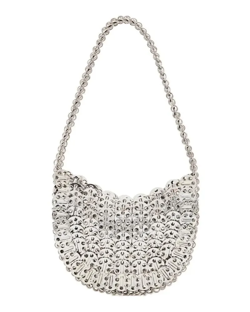 Paco Rabanne Hobo Bags 1969 Moon Shouder Bag silberfarben 