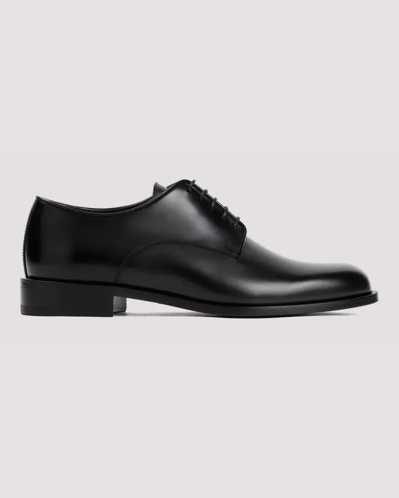 Giorgio Armani Black Laced Shoes schwarz Schwarz