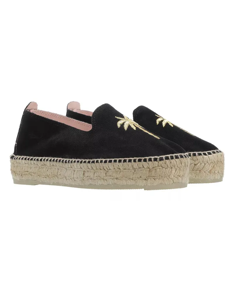 Manebí Espadrilles Slippers schwarz Schwarz