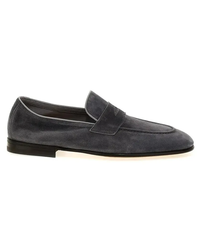 Brunello Cucinelli Loafer Soft Suede Loafers grau Grau