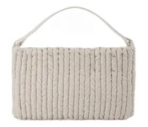 Hobo Bags The Square Bag In Whte Vegan Leather grau