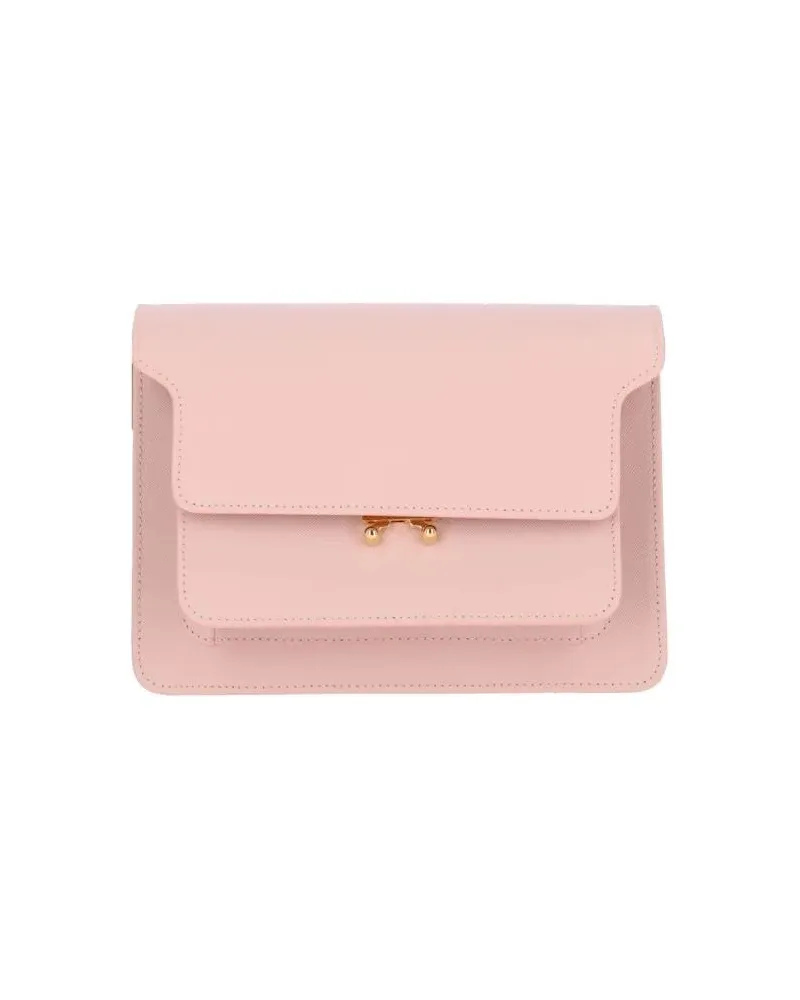 Marni Hobo Bags Medium "Trunk" Shoulder Bag – Pink pink Rosa