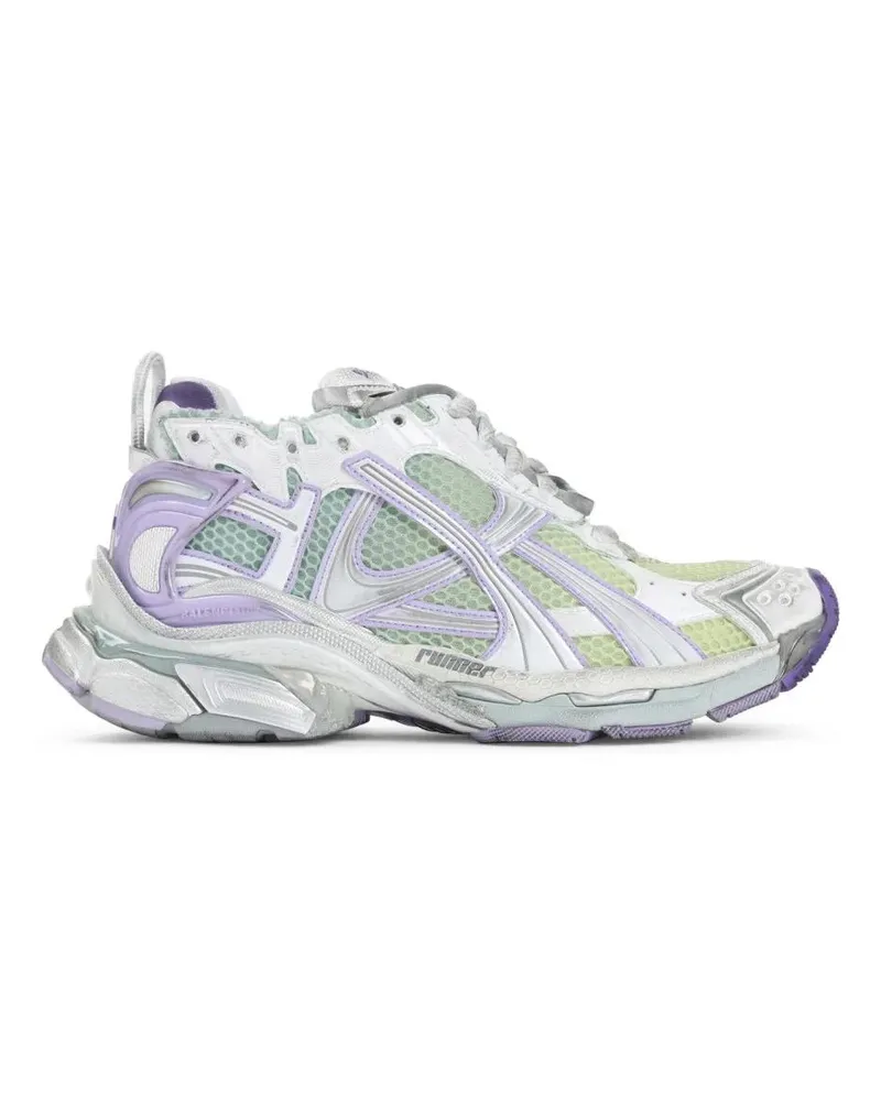Balenciaga Low-Top Sneaker Multicolour Leather Sneakers With Dynamic Texture bunt Bunt
