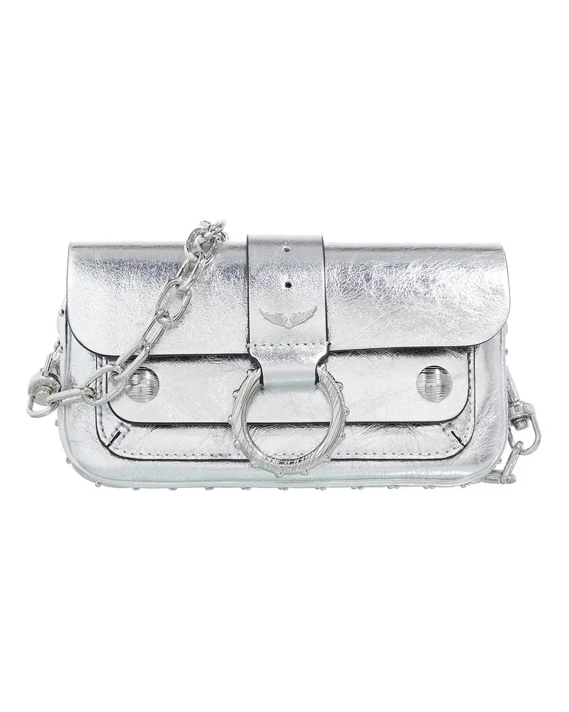 Zadig & Voltaire Portemonnaie Kate Wallet Vintage Metal silberfarben 