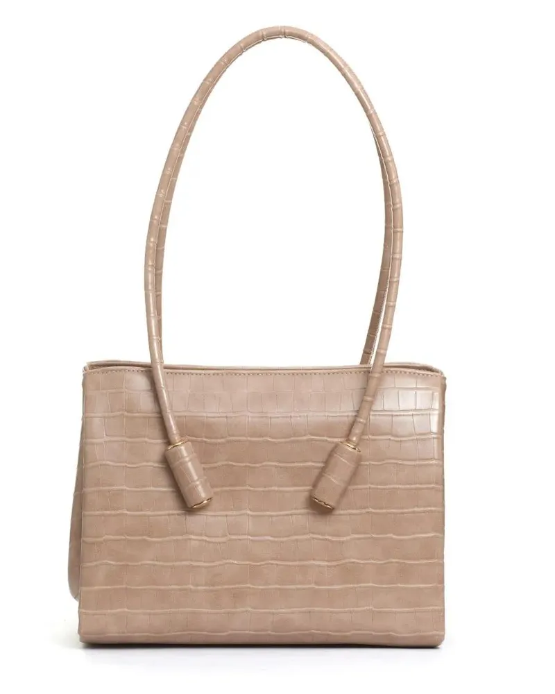 THEMOIRÈ Hobo Bags Beige Crocodile Bag beige Beige