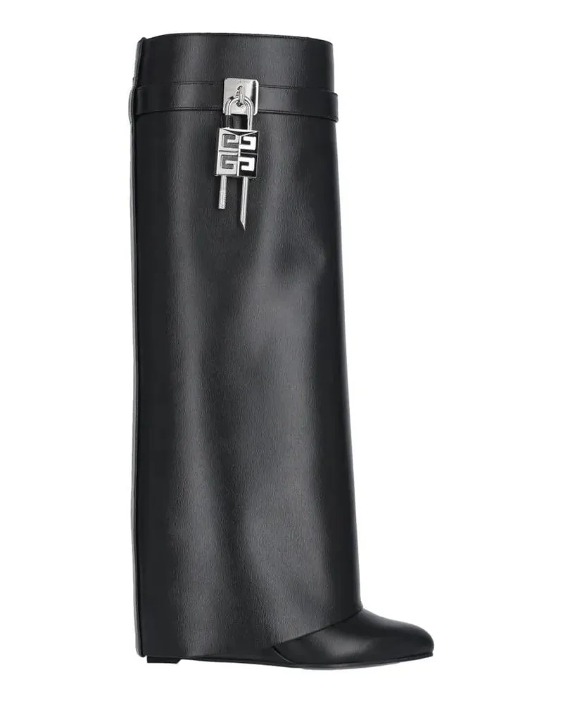 Givenchy Stiefel High-Heeled Boots With Structured Silhouette And D schwarz Schwarz
