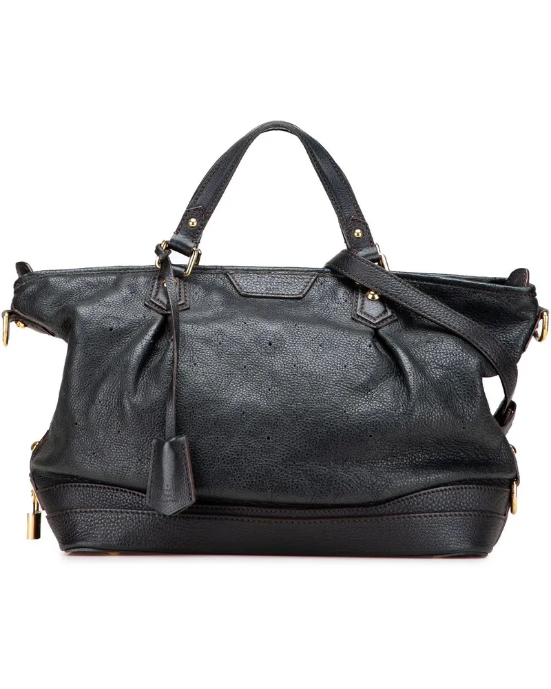 Louis Vuitton Hobo Bags Monogram Mahina Stellar PM schwarz Schwarz