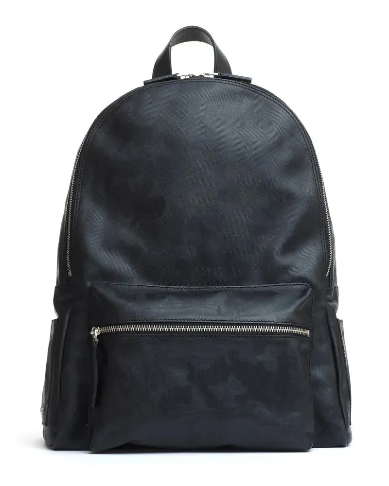 Orciani Rucksäcke Black Camouflage Backpack schwarz Schwarz