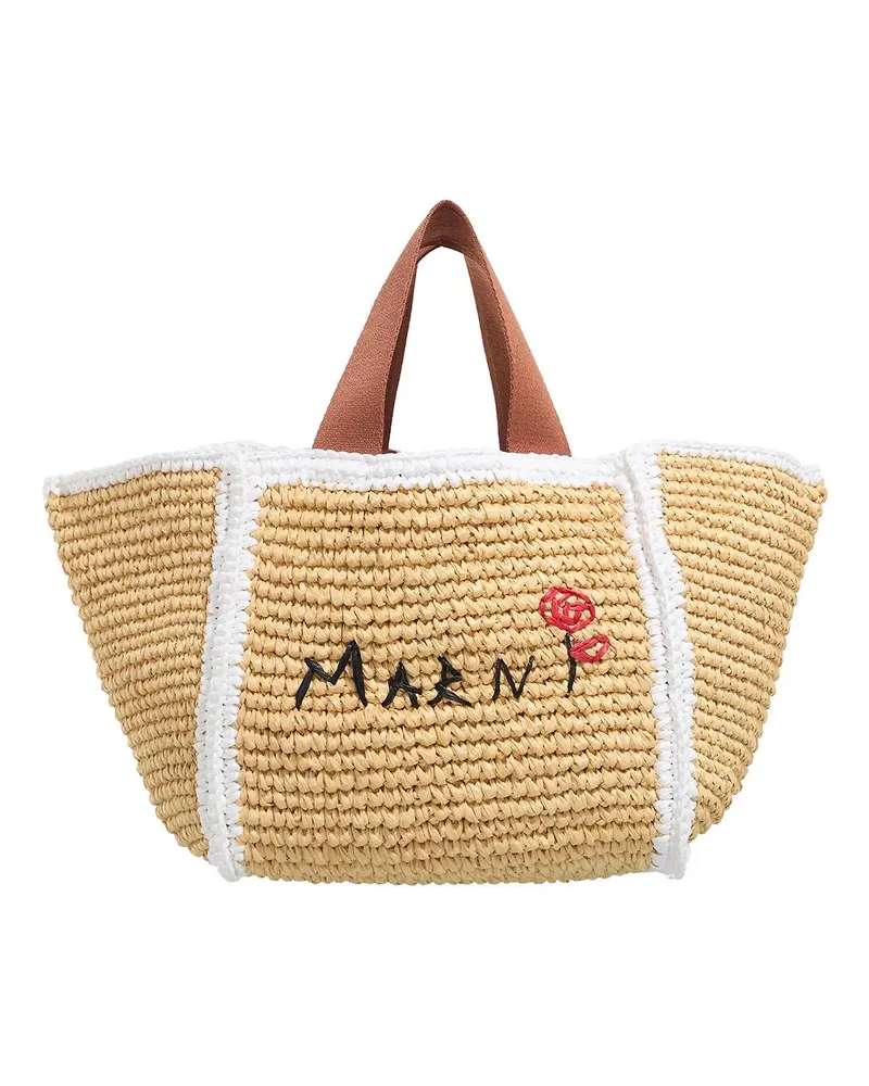 Marni Shopper Large Basket beige Beige