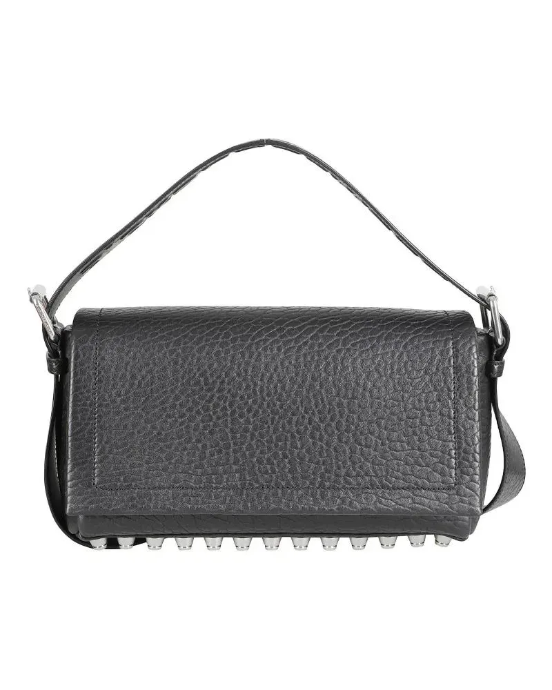 Alexander Wang Crossbody Bags Black Rich Medium Flap Bag grau Grau