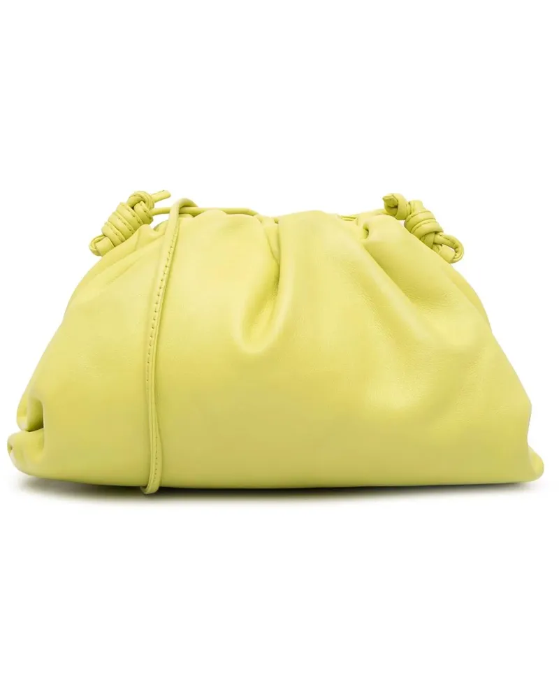 Bottega Veneta Hobo Bags Lambskin The Mini Pouch Crossbody gelb Gelb