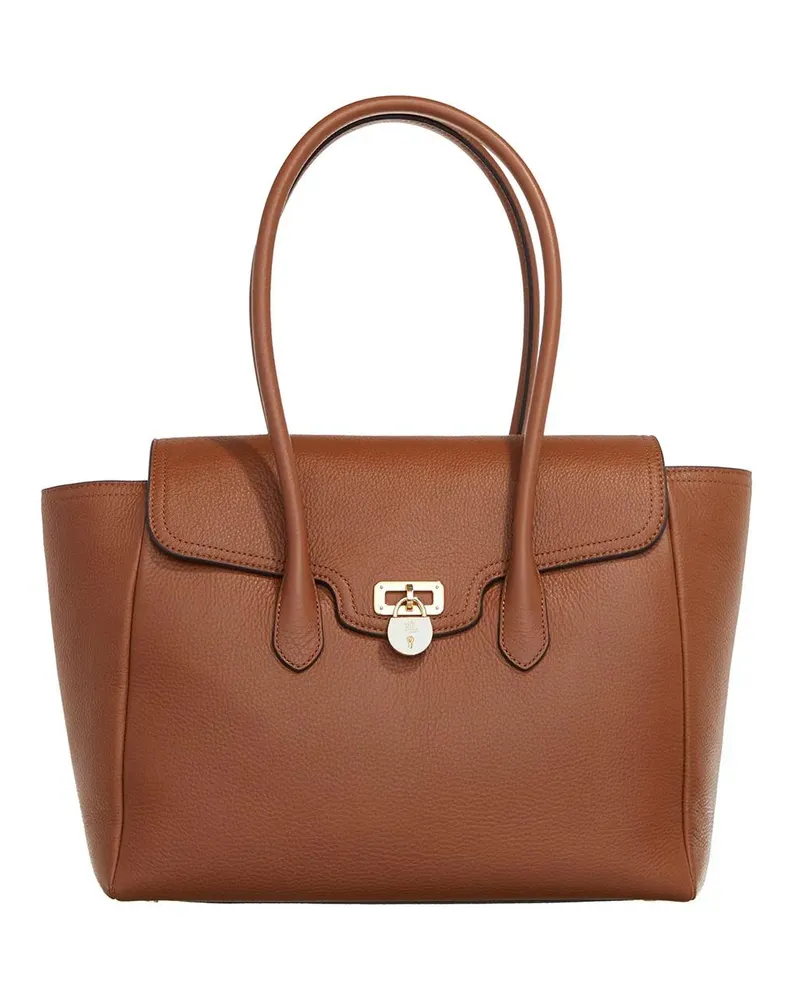 Ralph Lauren Satchels Tnnr Lg Schl-Satchel-Large braun Braun