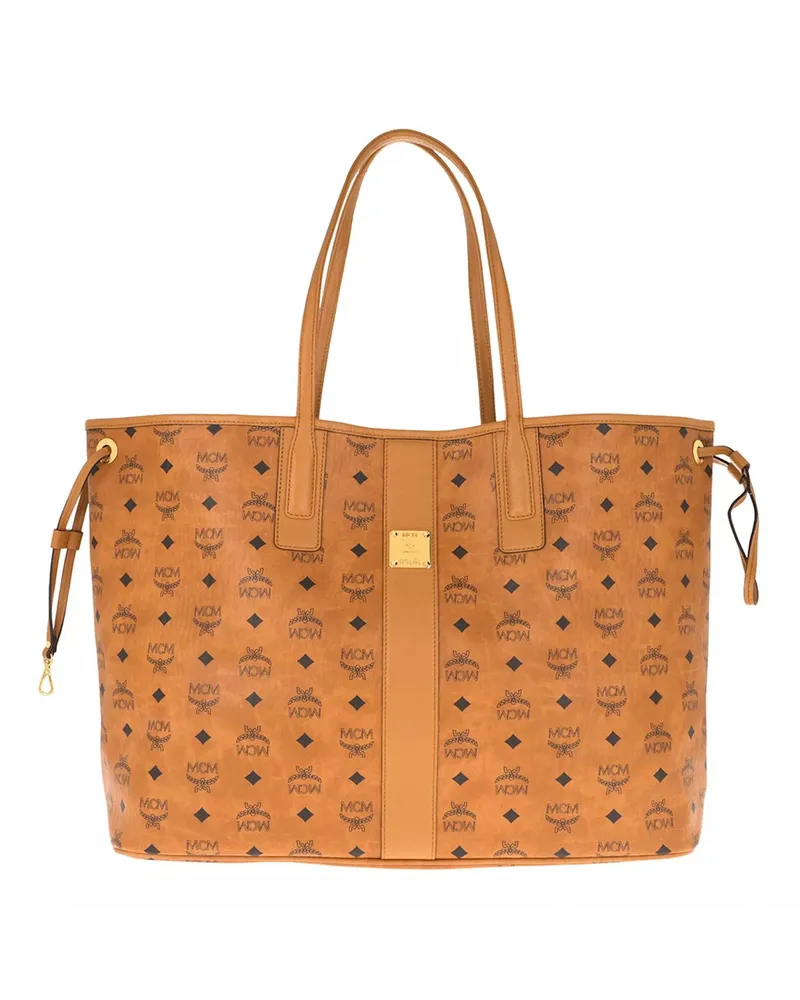 MCM Shopper Liz Visetos Shopper Large Cognacbraun