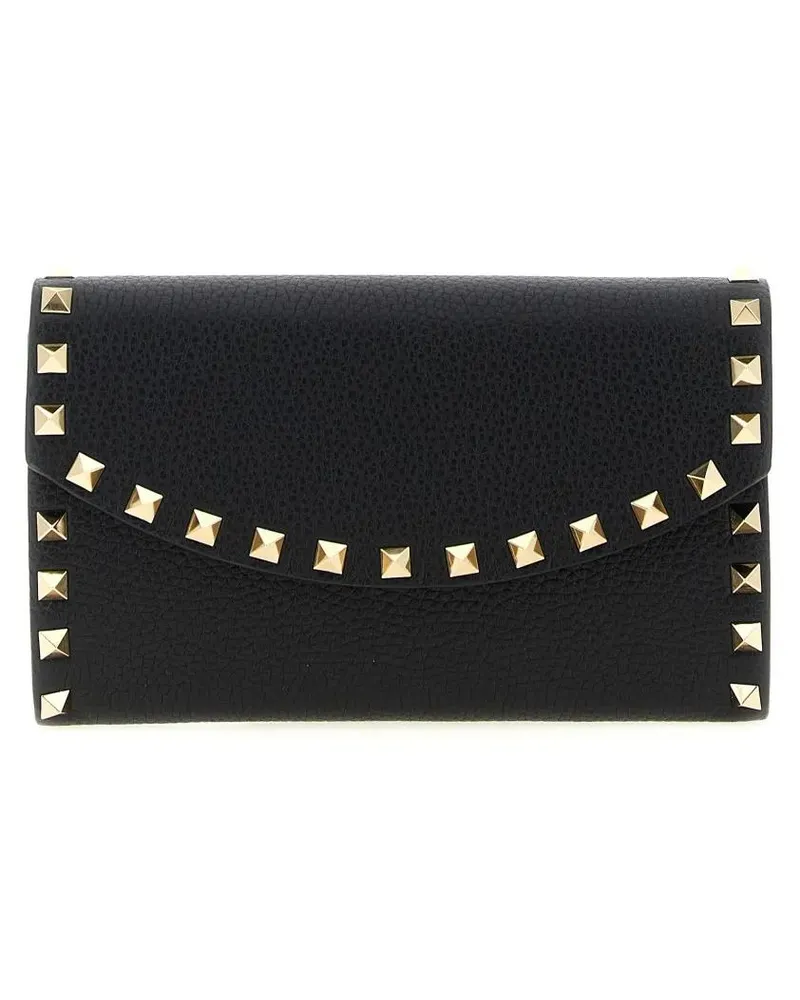 Valentino Garavani Portemonnaie 'Rockstud' Wallet On Chain schwarz Schwarz